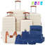 Valise Hardshell 4 pièces + valise à roulettes avec verrou TSA - Bagages légers de 16 po + 20 po + 24 po + 28 po