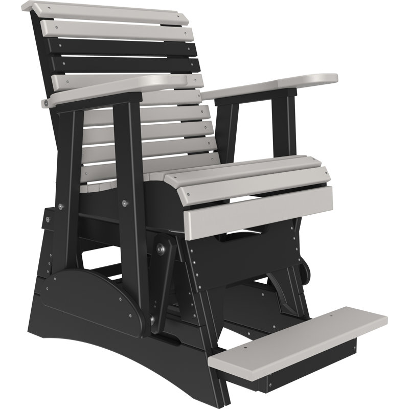 Outdoor Glider, Gray/Black