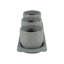 Ensemble de pots à fleurs 3 pièces avec plateau-98951309