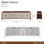 Houston Media Cabinet - Walnut
