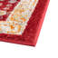 Tapis oriental rouge / ivoire / jaune en polypropylène tissé à la machine Milojica-534452348
