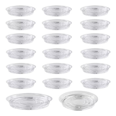 20pcs Plant Saucer Clear Plastic Drip Trays Plate Dish 6"" Plant Pot -  Arlmont & Co., CCAB85ED91A4442AA78EE69B7A2D6A95