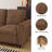 78.74''Modern Sofa Rolled Arms Upholstered Couch-116094600