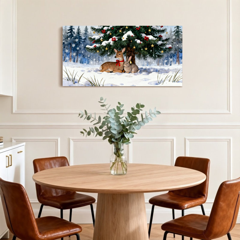Arbre de Noël Christmas Snowy, H 16 po x l 32 po