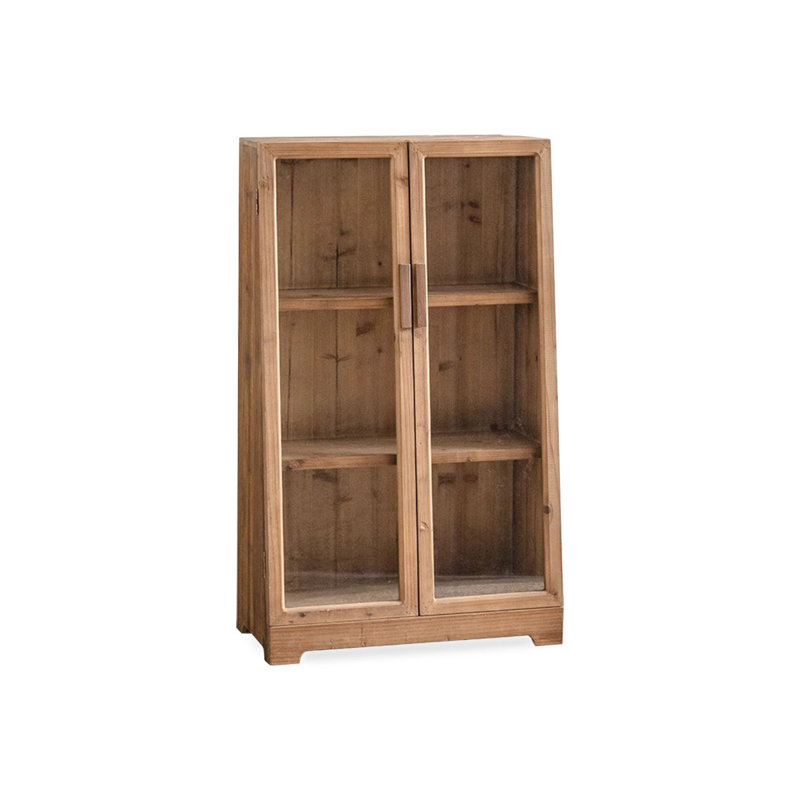 Vitrines en bois massif Burlywood