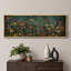 Moody Green Wildflower Florals Modern Decor, très grandes photos, impression sur toile encadrée-107118462-111666038