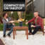 Foyer de table sans fumée avec tapis-695363007