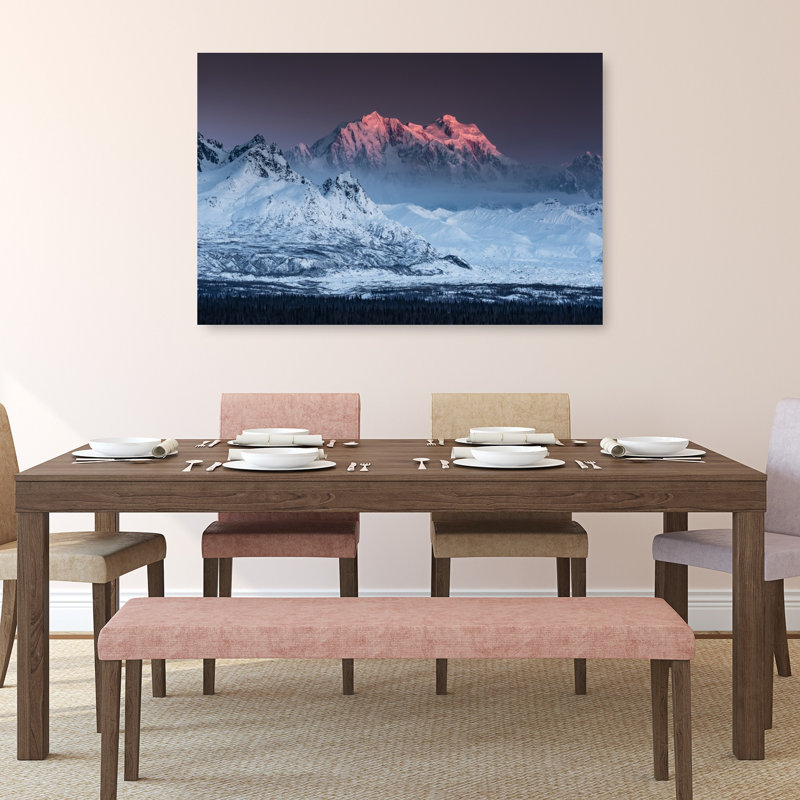 «Game of Thrones», impression de paysage forestier contemporain abstrait, H 32 po x l 48 po