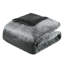 3 pièces, double / grand, velours froissé, édredon réversible, gris anthracite, rembourrage, - velours double / grand pour un côté doux et confortable, rembourré, lavable à la machine-124961273-124961275