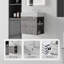 Ensemble de meuble-lavabo mural 21 po avec lavabo et portes à fermeture en douceur pour petites salles de bain-133397013