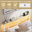 Metal Bed Frame with Charging Station & LED Headboard & Movable Storage Rack-1337937813-1337937811