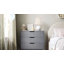 Commode à 3 tiroirs en bois avec glissières à roulement lisse pour chambre d'enfant-1450954877