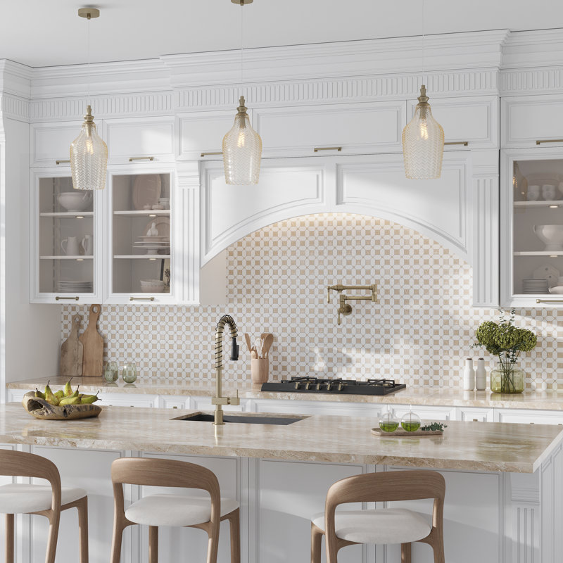 1.2" x 1.2" Marble Honeycomb Mosaic Wall & Floor Tile