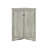 Oak Triangle Bathroom Storage Cabinet With Adjustable Shelves, Freestanding Floor Cabinet For Home Kitchen