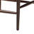 Baxton Studio Eira Counter Stool Set Of 2- Walnut Wood Frame Counter-Height Chair With Curved Backrest And Black Faux Leather Seat, Mid-Century Modern Kitchen Island Seating
