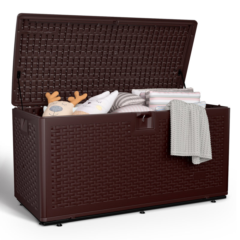 Boîte de rangement pour terrasse verrouillable 73 gallons Youdenova