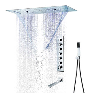Thermostatic All-In-One Kit with Rough in-Valve