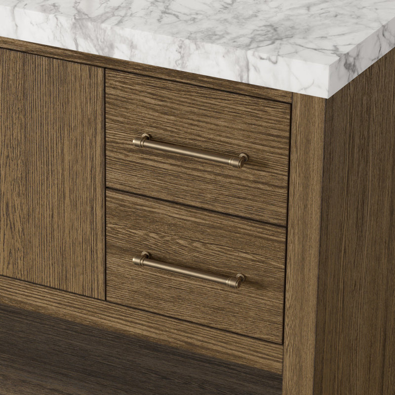 Meuble-lavabo simple 55 po Abington, Brun