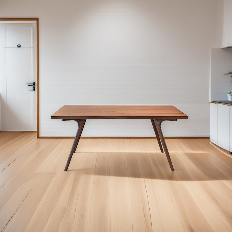 Simple solid wood table, 29.52"H x 55.11"L x 27.55"W