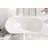 59 Inch Bathtub in Glossy White with Trim-105506884