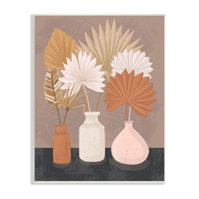 Feuilles de palmier en pot