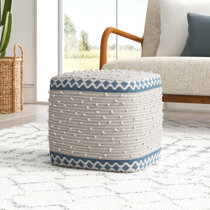 Mistana™ Teagan Upholstered Pouf & Reviews