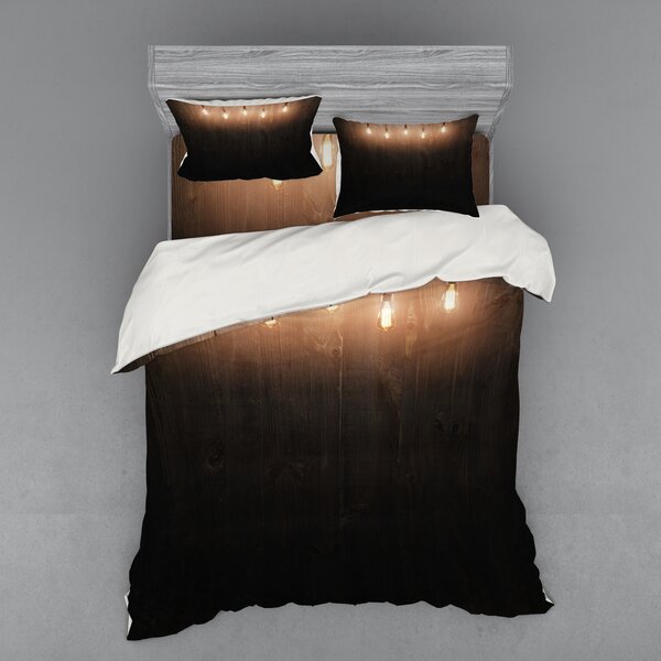 Ambesonne Industrial Ombre Duvet Cover Set 