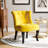 Grenier Traditional Velvet Upholstered Wingback Side Chair with Button-Tufted-1178965967
