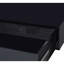 Bureau en métal noir avec deux tiroirs pratiques ultrabrillants-1628595952