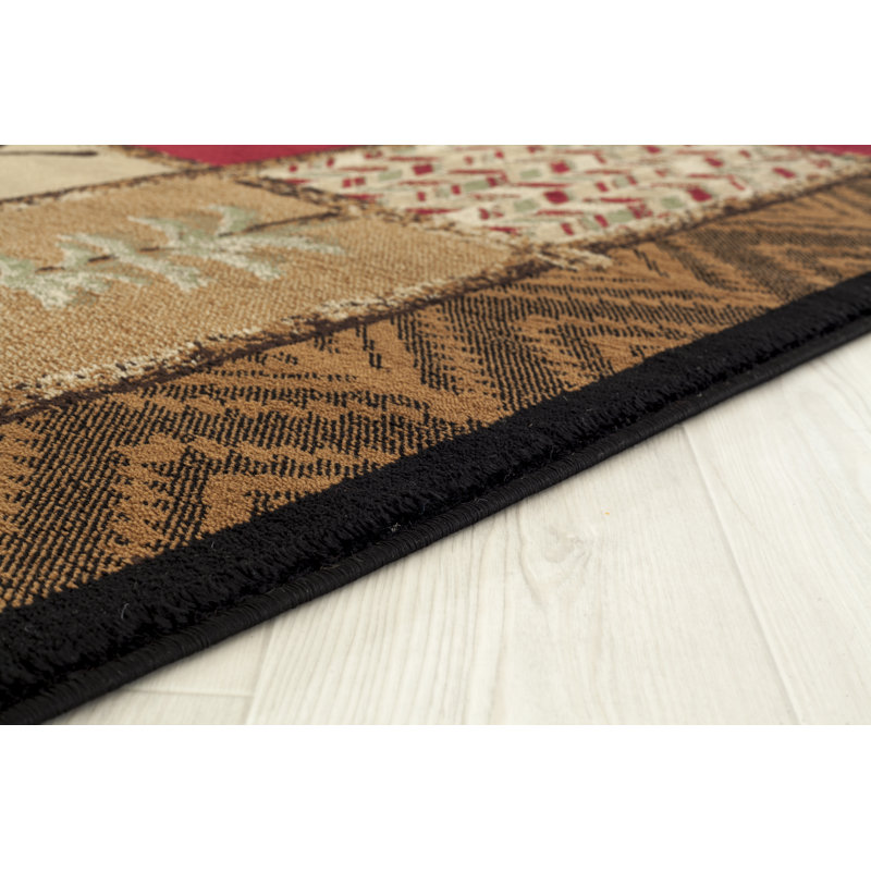 Tapis brun Pippen, Rectangle 1 pi 10 po x 3 pi