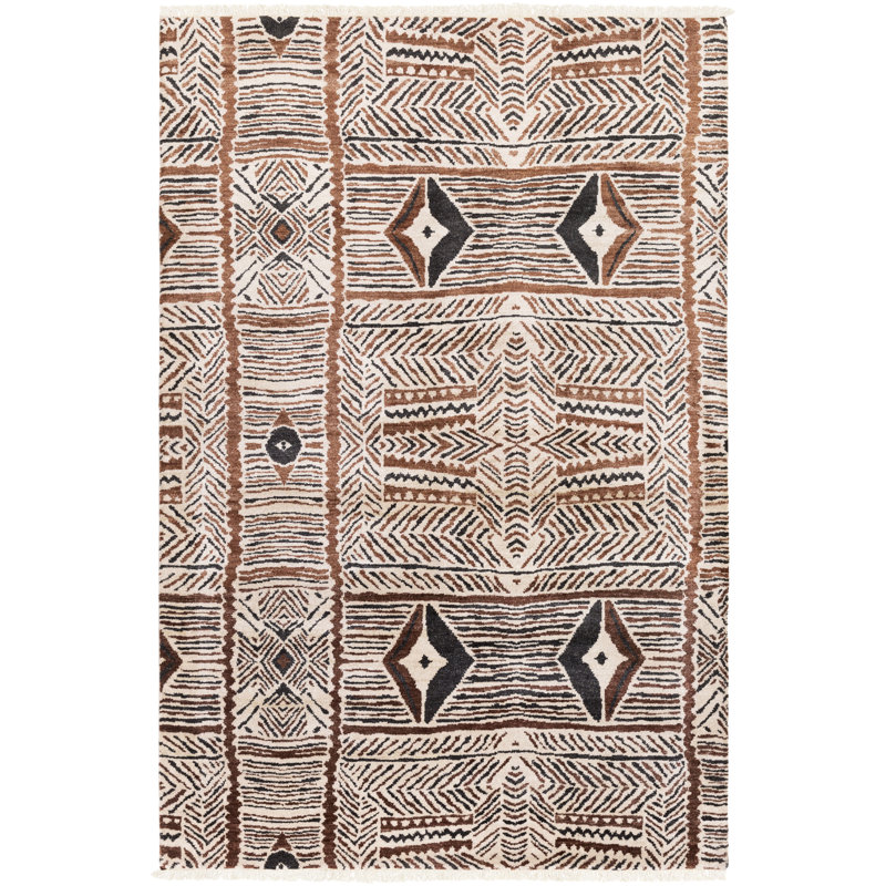 Seline Geometric Indoor Rug, Rectangle 6' x 9'