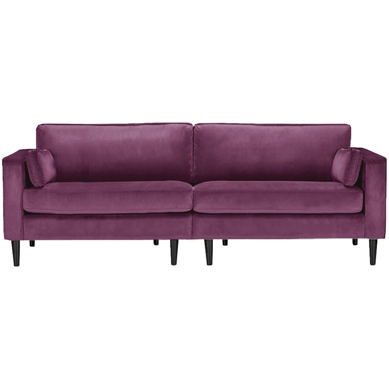 Millerville 4 Seater Velvet Sofa, Amethyst