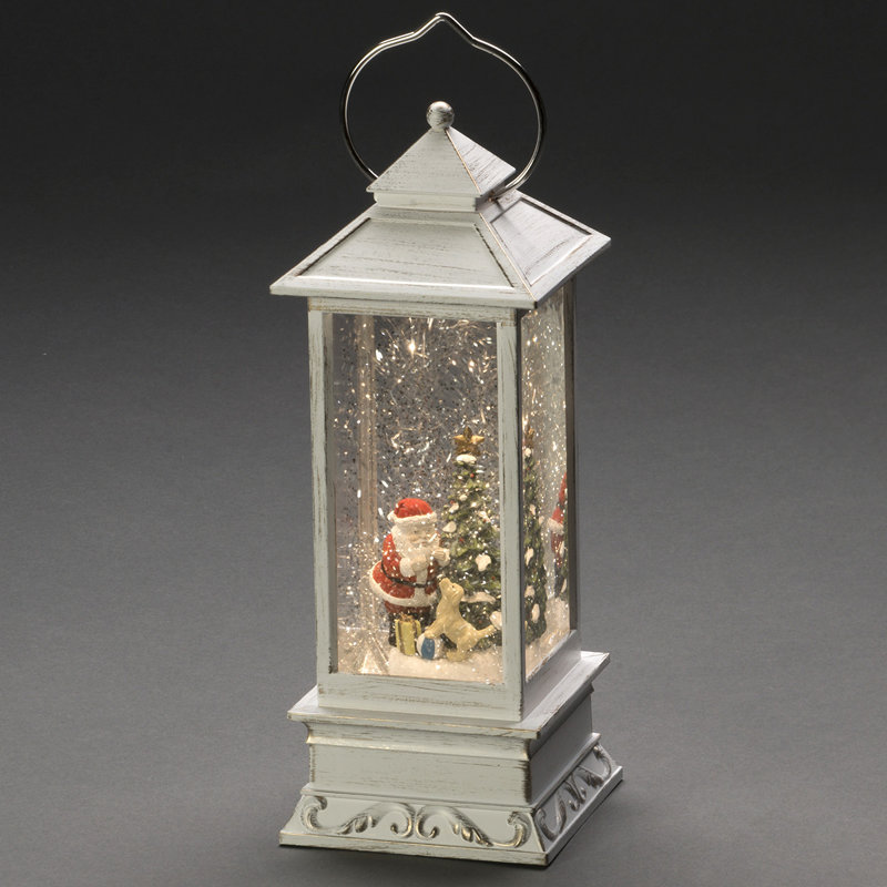 Weihnachtsmann Mit Hund Christmas Dog Lantern
