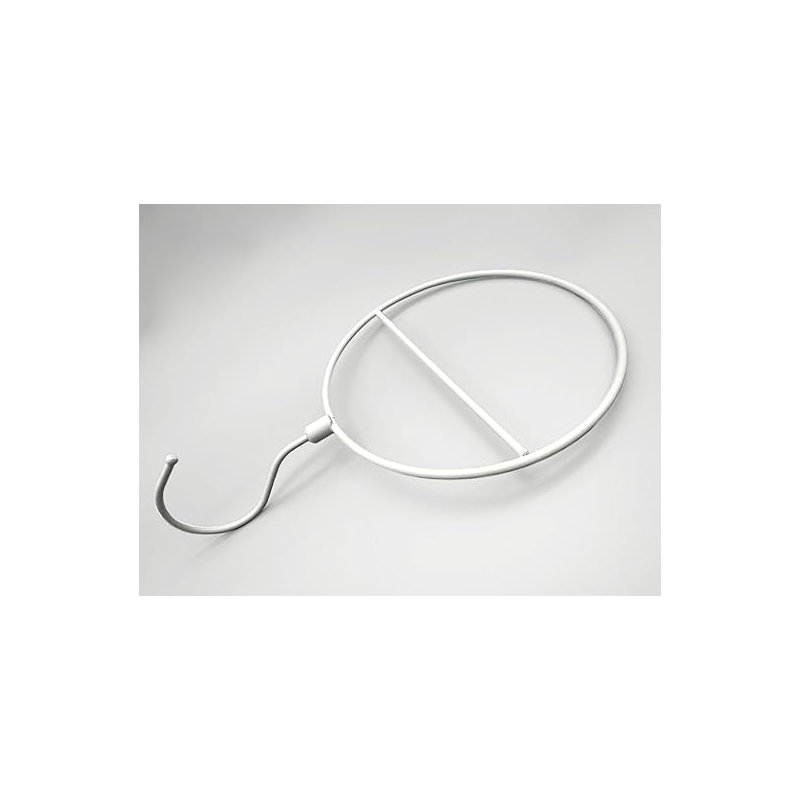 Support à accessoires en métal Neesa, 10, Blanc