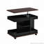 Table de bout moderne rotative à 360 ° avec roulettes et plateau relevable pour une utilisation flexible-114674420