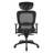 Executive Black Breathable Mesh Chair with Flip Arms
