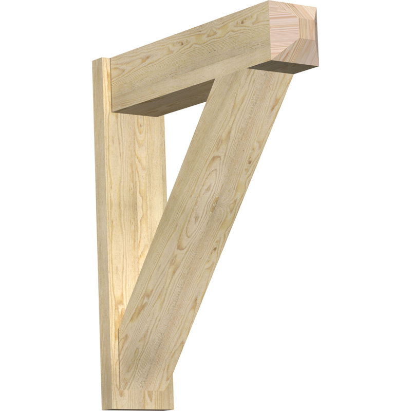 Artisan traditionnel en bois rustique, P 32 po x H 38 po, Sapin Douglas de 8 po (sciage brut)