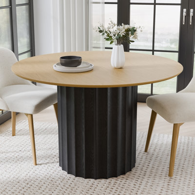 Soild Dining Table Round Kitchen Table