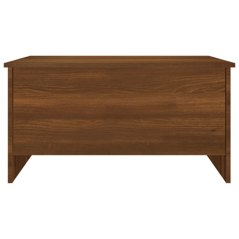 Hydia Lift Top Sled Coffee Table with Storage, 41.5cm H x 80cm L x 55.5cm W, Light Oak