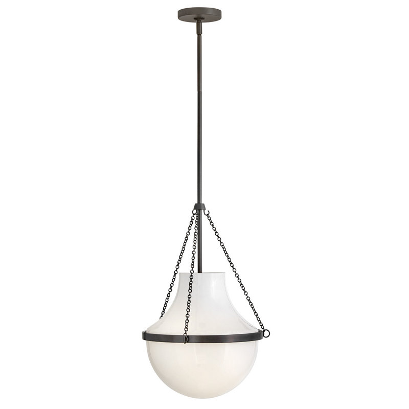 Vena 1 - Light Sphere Pendant, Black