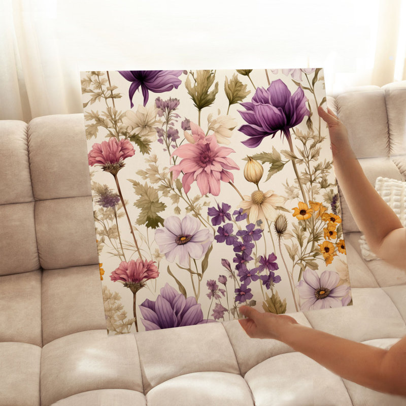 «Botanical Wildflower», reproduction d'art encadrée non encadrée