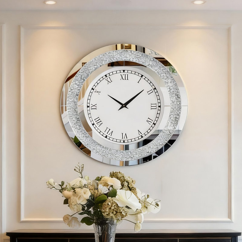 Glass Wall Clock