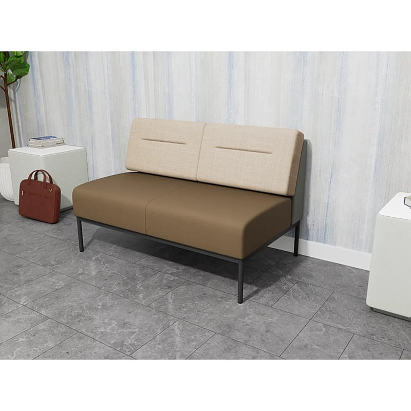 Causeuse Darsey, Sans alimentation, Chambray calcaire; Patriot Plus taupe, Gris anthracite