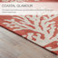 Tapis corail / brun clair fait à la main Jaipur Living Coastal Seaside (5 pi x 8 pi)-2004781695