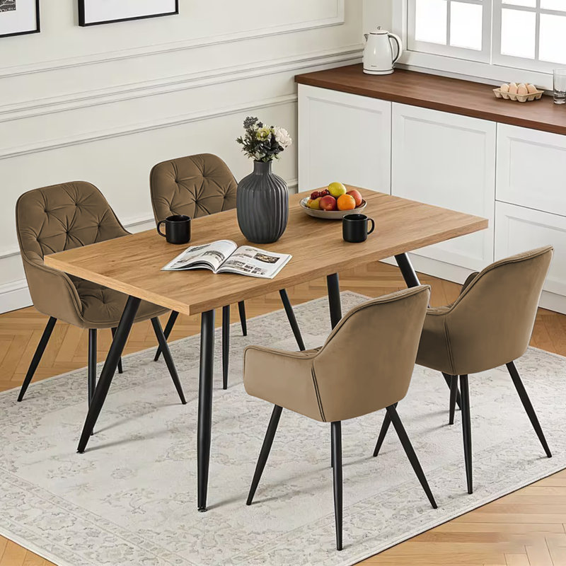 4 - Person Dining Set, Brown