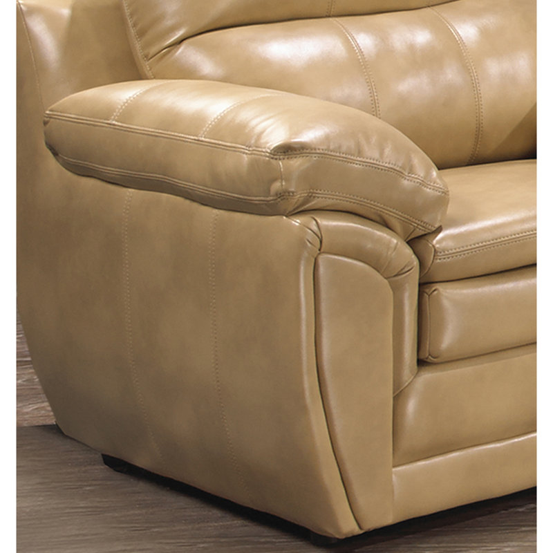 Fauteuil club en cuir 48 po Adeleen