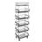 53.9'' H x 16'' W Utility Cart with Wheels