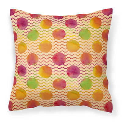  Coussin extérieur Rainbow Dots and Sqiggles