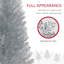 Arbre de Noël artificiel 5 pi avec arbre de Noël mince avec 294 branches réalistes et base