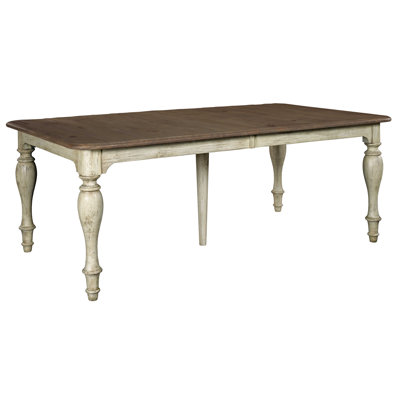 Naveena Extendable Pine Solid Wood Dining Table